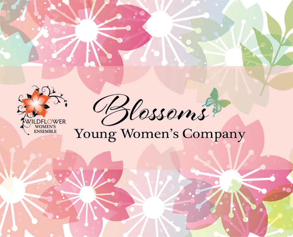Blossoms Young Women's company logo image with flowers