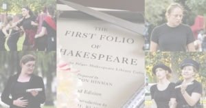 First Folio image with four images of Wildflower Ensemble Members